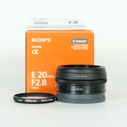 SONY E 20mm F2.8 SEL20F28