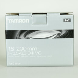 TAMRON 18-200mm F3.5-6.3 DiII VC/Model B018E（キヤノンEF用）