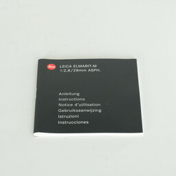 Leica エルマリート M28mm F2.8 ASPH.(フードはめ込み式・6bit) シルバー Leica エルマリート M28mm F2.8 ASPH.(フードはめ込み式・6bit) シルバー