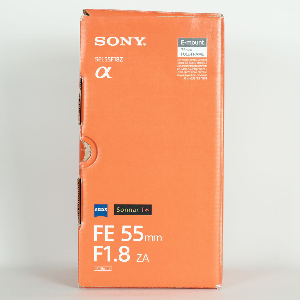 SONY Sonnar T* FE 55mm F1.8 ZA SEL55F18Z