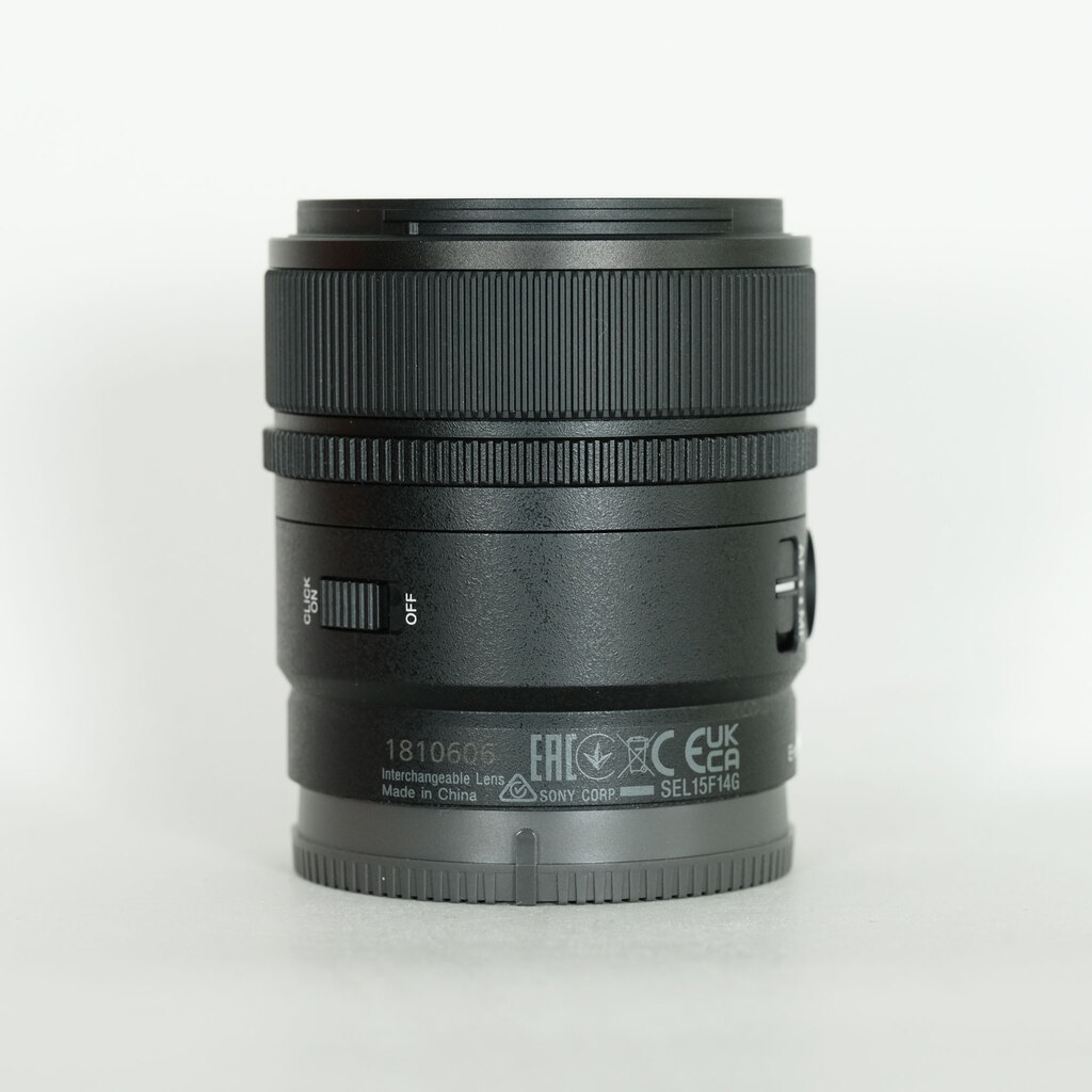 SONY E 15mm F1.4 G SEL15F14G