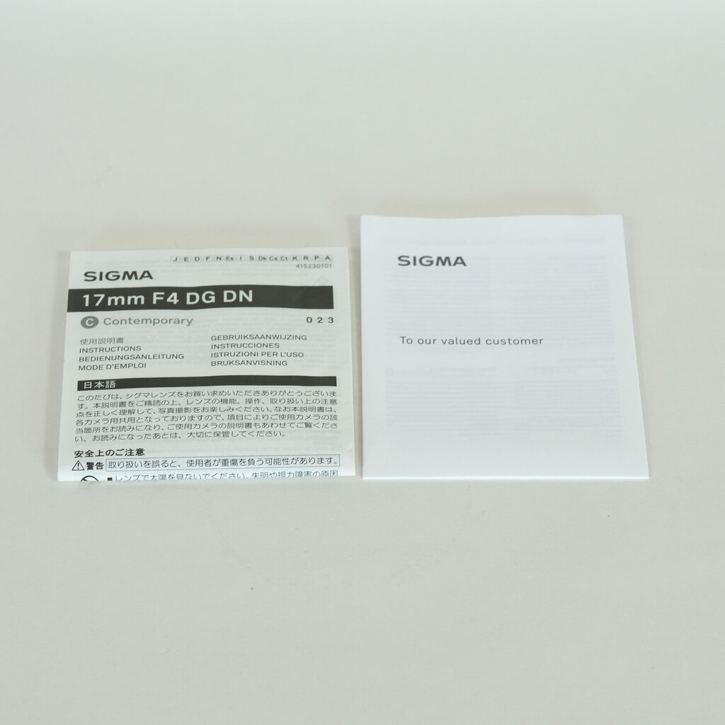 SIGMA 17mm F4 DG DN｜Contemporary [ソニーE用]