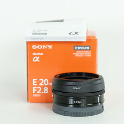 SONY E 20mm F2.8 SEL20F28
