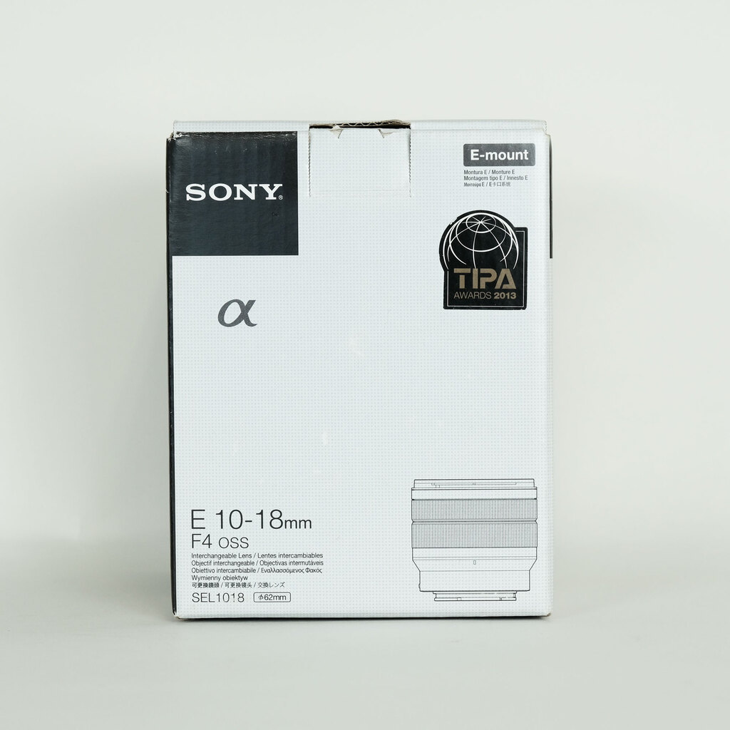 SONY E 10-18mm F4 OSS SEL1018