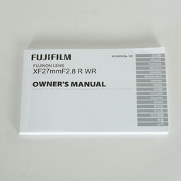 FUJIFILM XF27mmF2.8 R WR FUJIFILM XF27mmF2.8 R WR