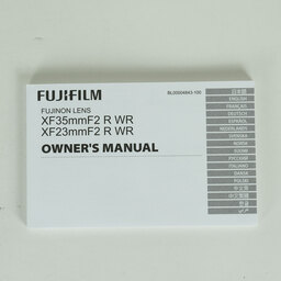 FUJIFILM XF23mmF2 R WR FUJIFILM XF23mmF2 R WR