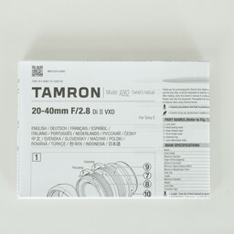 TAMRON 20-40mm F/2.8 Di III VXD(Model A062) [ソニーE用]