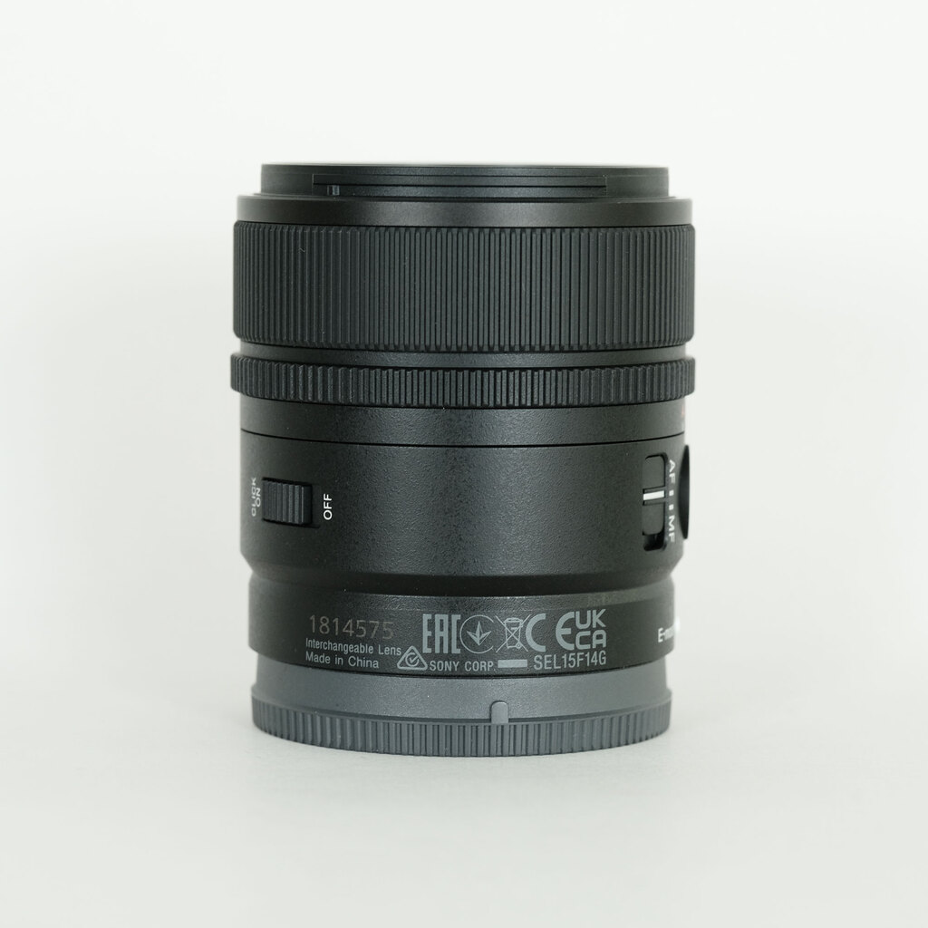 SONY E 15mm F1.4 G SEL15F14G