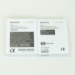 SONY FE 35mm F1.4 GM SEL35F14GM