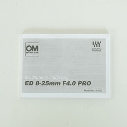 OM SYSTEM M.ZUIKO DIGITAL ED 8-25mm F4.0 PRO   　※OM SYSTEMロゴモデル