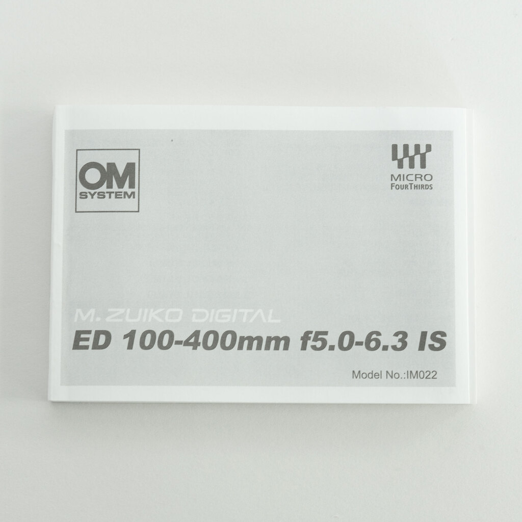 OLYMPUS M.ZUIKO DIGITAL ED 100-400mm F5.0-6.3 IS