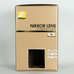 Nikon AF-S NIKKOR 20mm f/1.8G ED