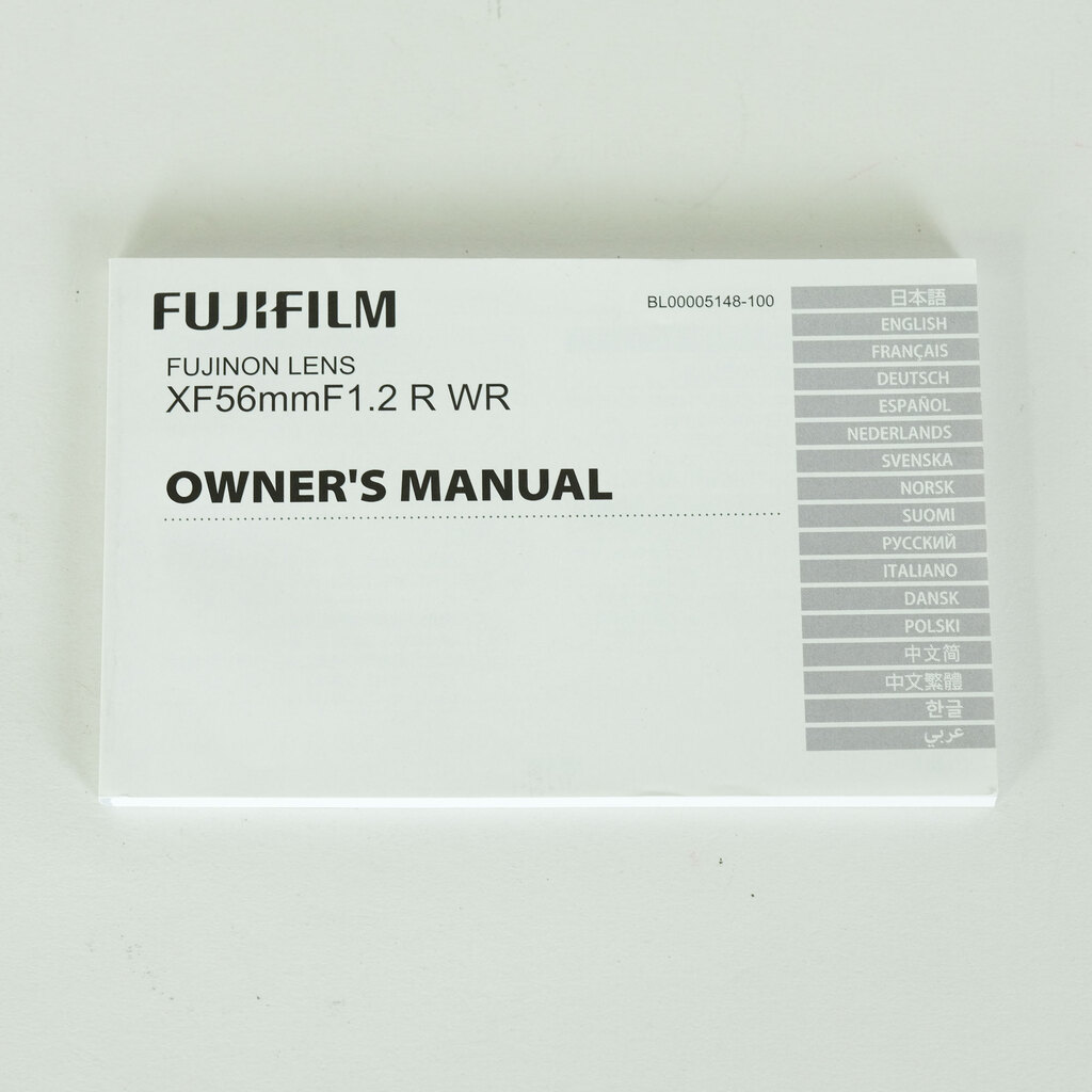 FUJIFILM XF56mmF1.2 R WR