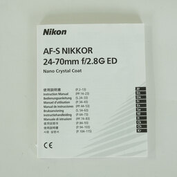 Nikon AF-S NIKKOR 24-70mm f/2.8G ED