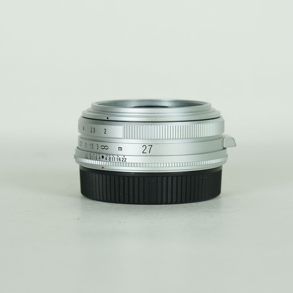 Voigtlander ULTRON 27mm F2 X-mount（フジフイルムX用） シルバーの