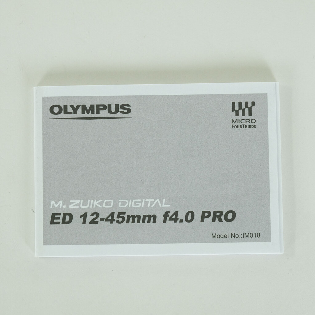 OLYMPUS M.ZUIKO DIGITAL ED 12‑45mm F4.0 PRO OLYMPUS M.ZUIKO DIGITAL ED 12‑45mm F4.0 PRO