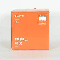 SONY FE 85mm F1.8 SEL85F18