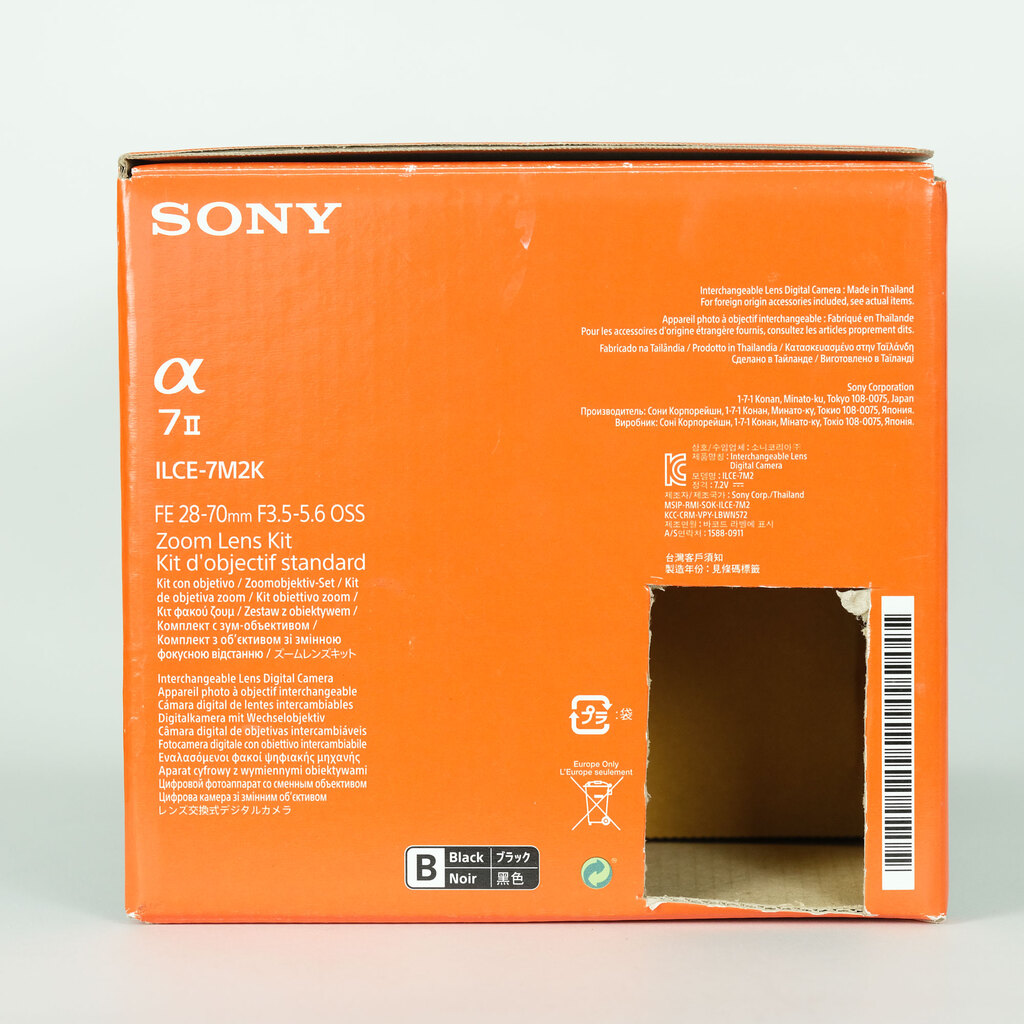 SONY α7 II（ILCE-7M2）