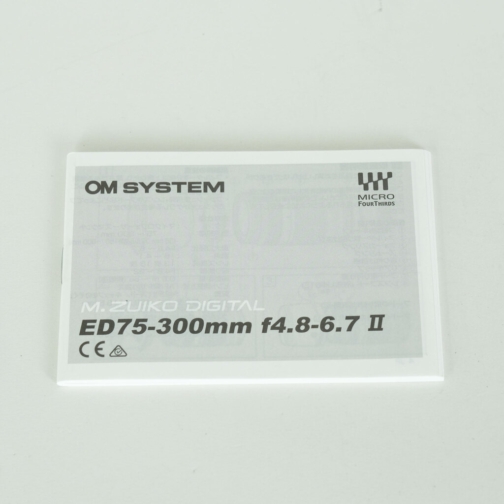 OM SYSTEM M.ZUIKO DIGITAL ED 75-300mm F4.8-6.7 II   　※OM SYSTEMロゴモデル