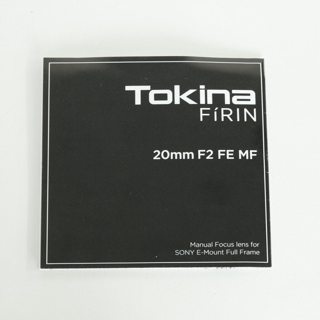 TOKINA FiRIN 20mm F2.0 FE MF (ソニーE用)
