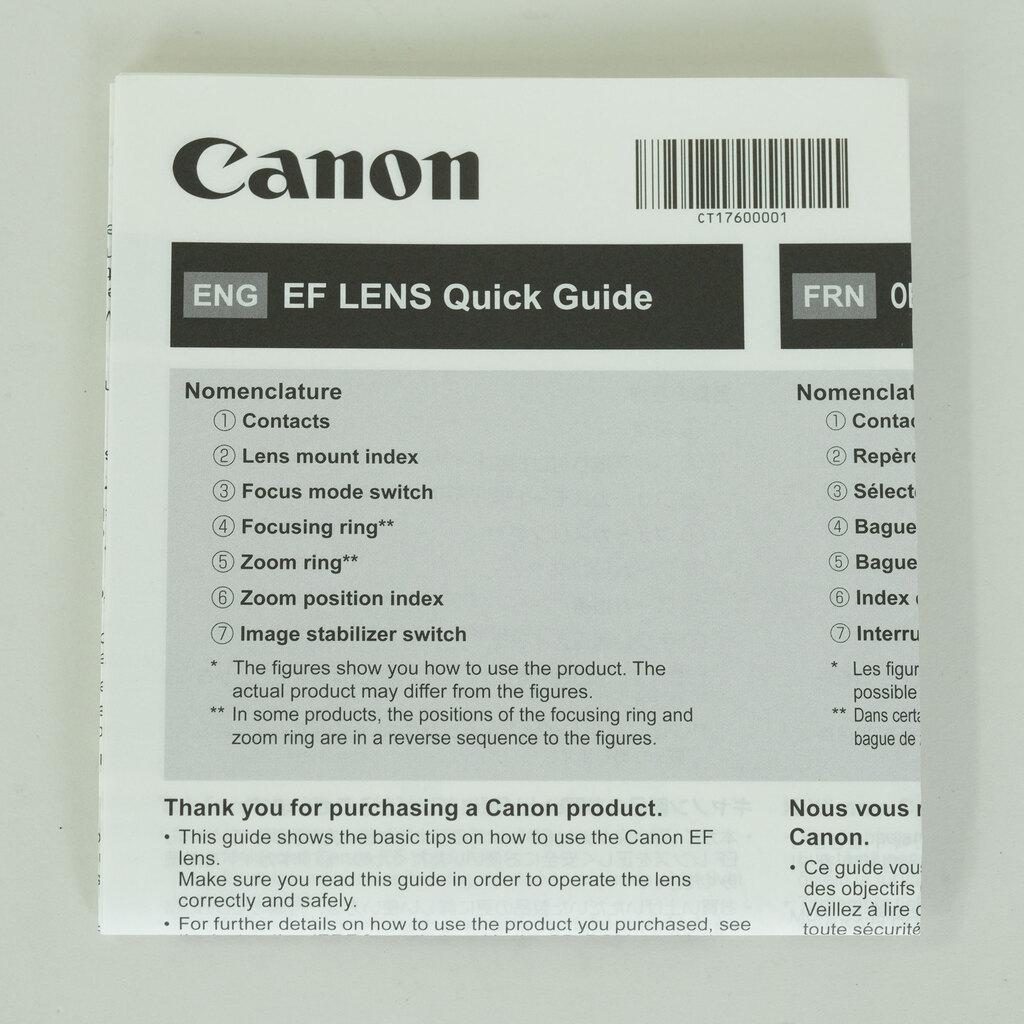 Canon EF85mm F1.2L II USM