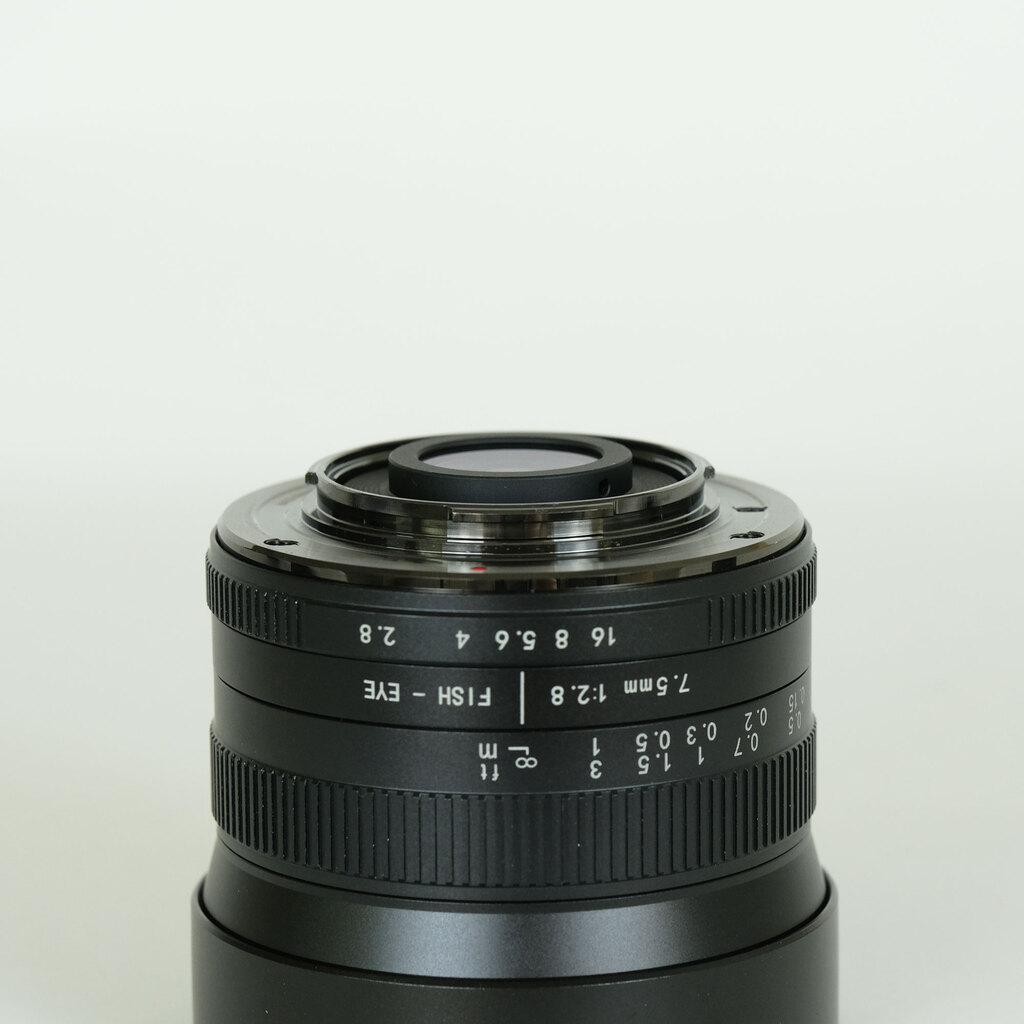 七工匠 7Artisans 7.5mm F2.8 FISH-EYE II ED (マイクロフォーサーズ用) ブラック