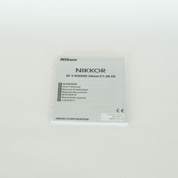 Nikon AF-S NIKKOR 20mm f/1.8G ED