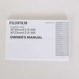 FUJIFILM XF23mmF2 R WR