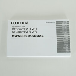 FUJIFILM XF23mmF2 R WR
