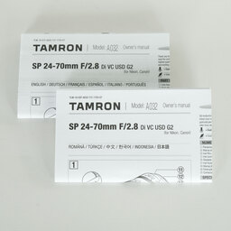 TAMRON SP 24-70mm F/2.8 Di VC USD G2 (Model A032) [ニコン用]