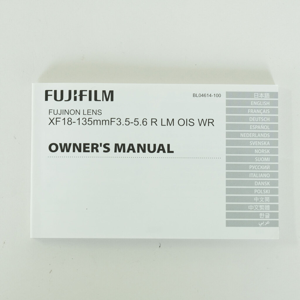 FUJIFILM XF18-135mmF3.5-5.6 R LM OIS WR