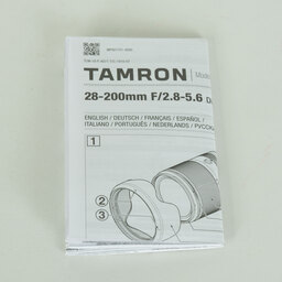 TAMRON 28-200mm F/2.8-5.6 Di III RXD (Model A071) [ソニーE用]