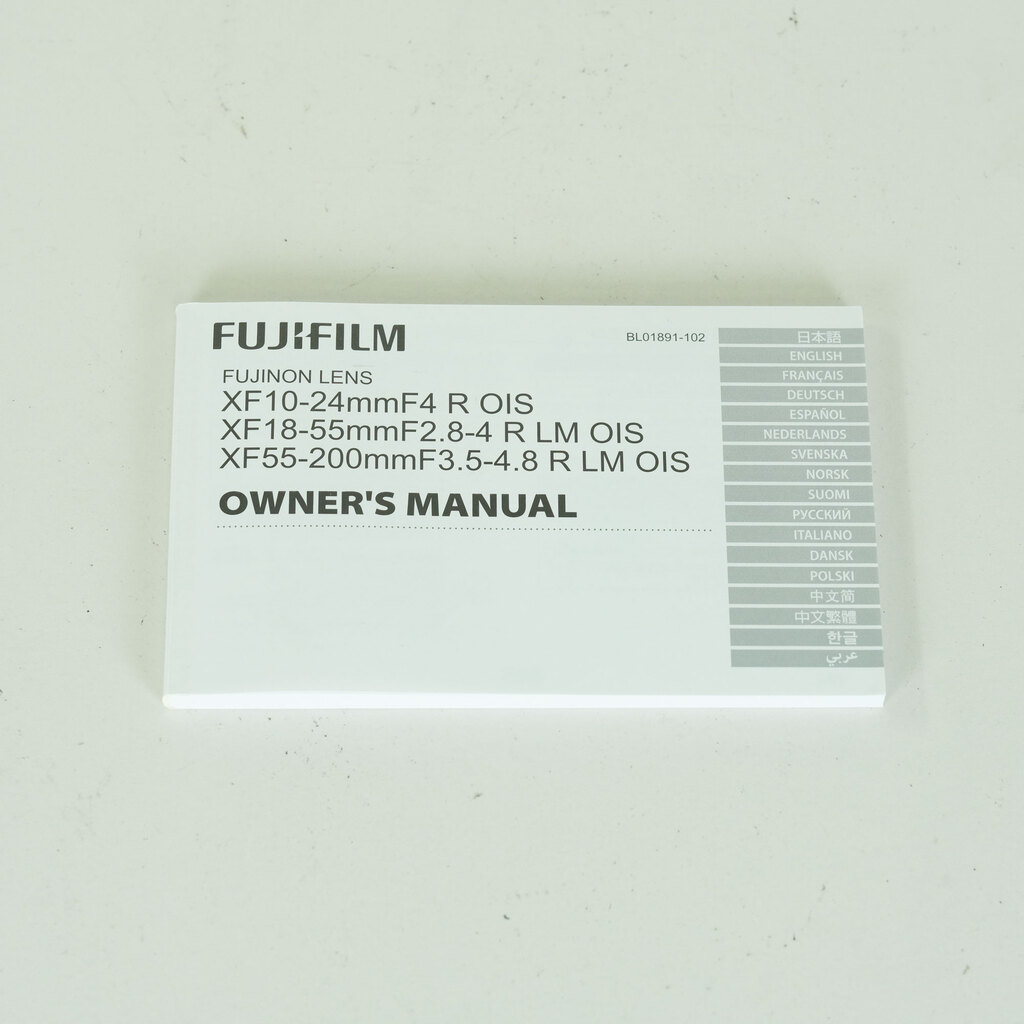 FUJIFILM XF10-24mmF4 R OIS FUJIFILM XF10-24mmF4 R OIS