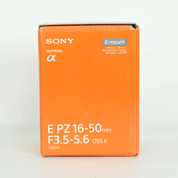 SONY E PZ 16-50mm F3.5-5.6 OSS II SELP16502