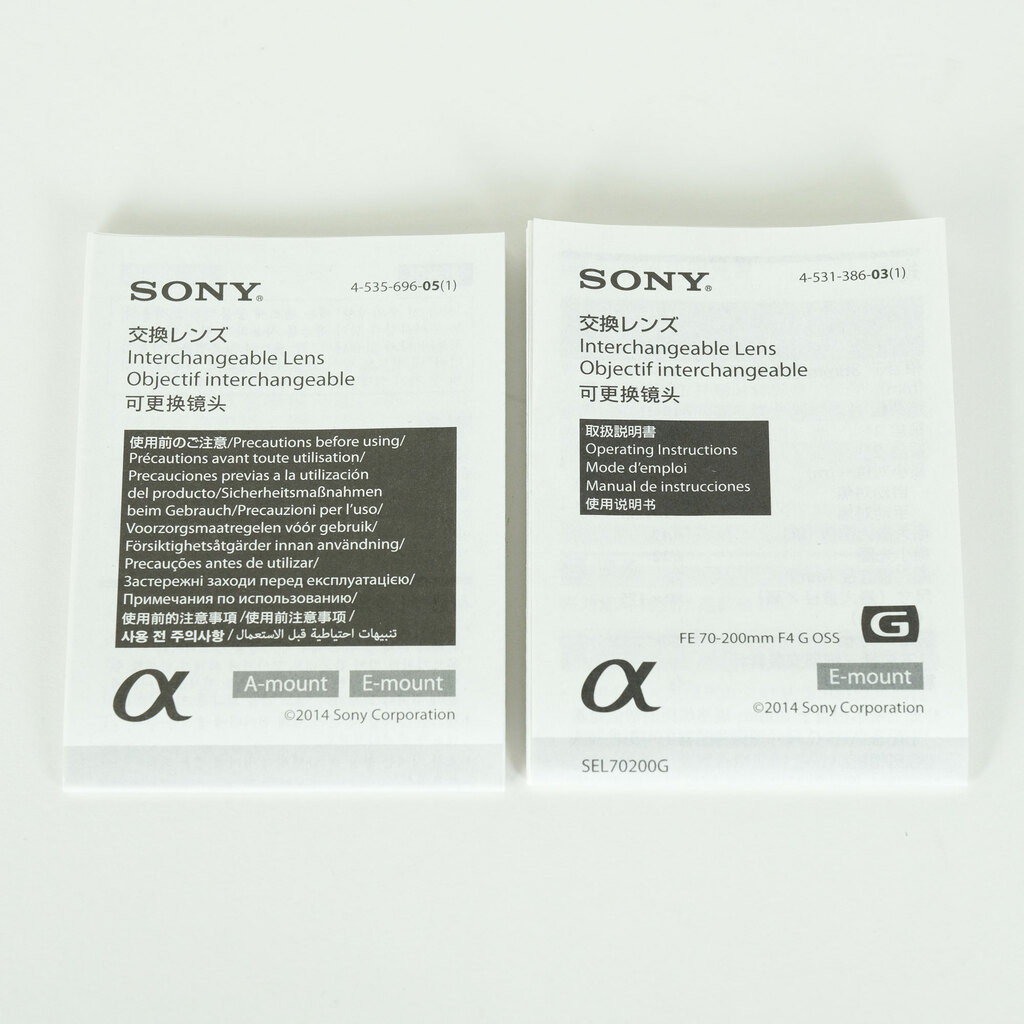 SONY FE 70-200mm F4 G OSS SEL70200G SONY FE 70-200mm F4 G OSS SEL70200G