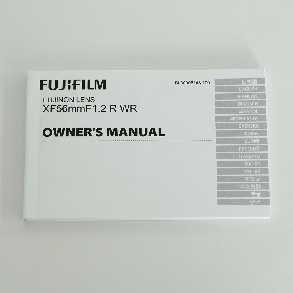 FUJIFILM XF56mmF1.2 R WR