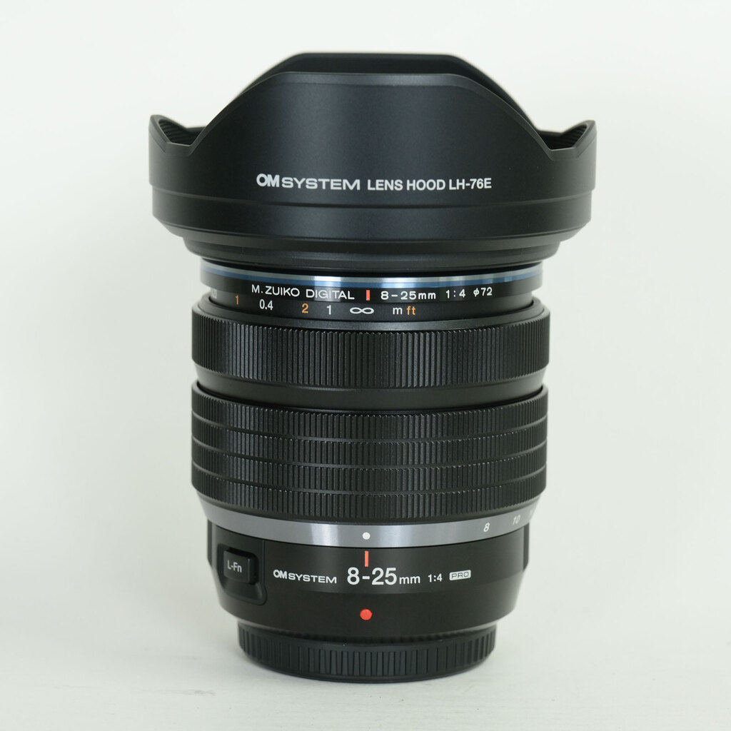 OM SYSTEM M.ZUIKO DIGITAL ED 8-25mm F4.0 PRO   　※OM SYSTEMロゴモデル