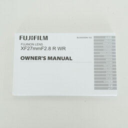 FUJIFILM XF27mmF2.8 R WR