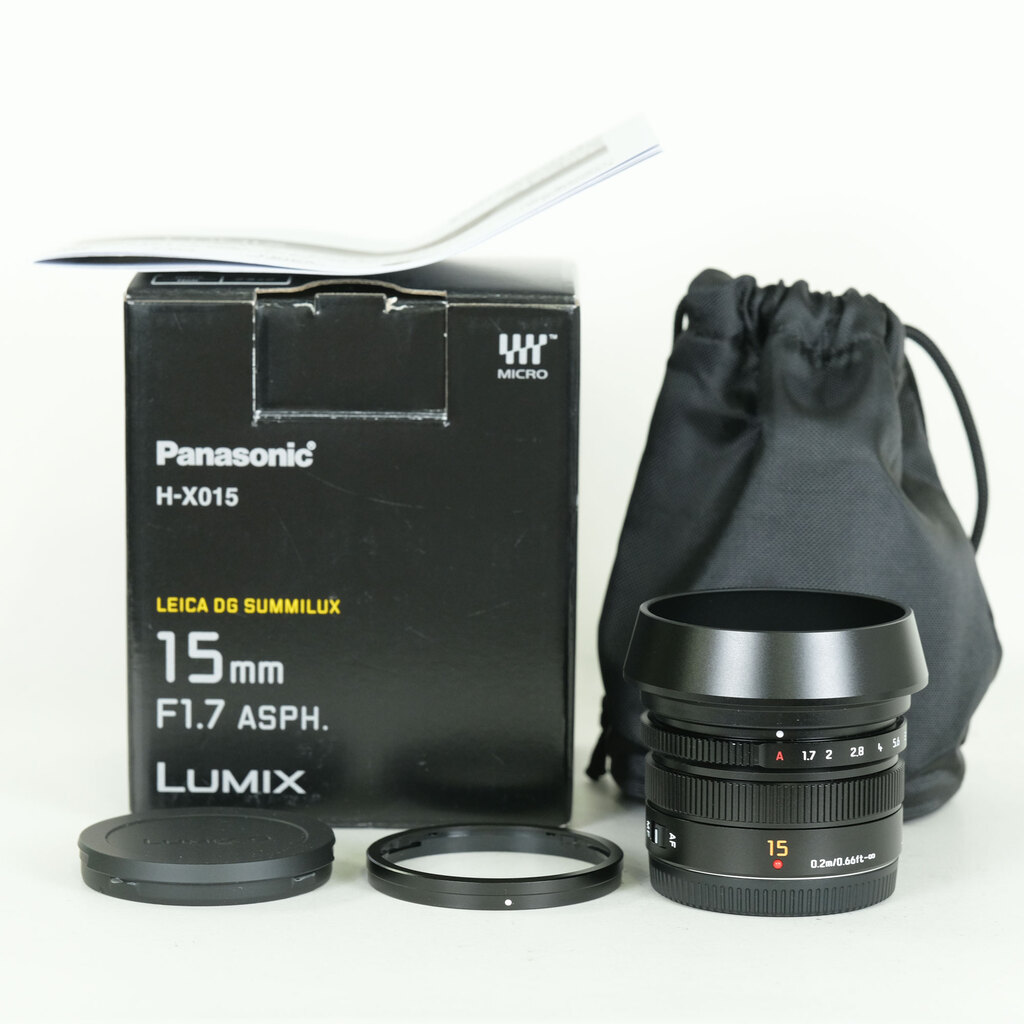 Panasonic LEICA DG SUMMILUX 15mm F1.7 ASPH. Panasonic LEICA DG SUMMILUX 15mm F1.7 ASPH.