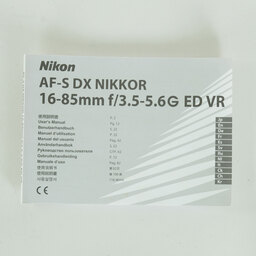 Nikon AF-S DX NIKKOR 16-85mm F3.5-5.6G ED VR
