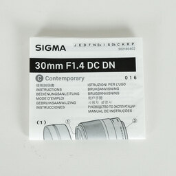 SIGMA 30mm F1.4 DC DN｜Contemporary [ソニーE用]