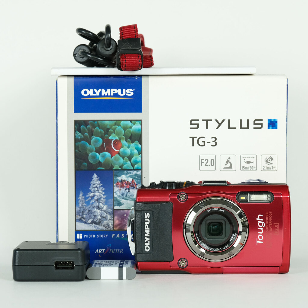 OLYMPUS STYLUS TG-3 Tough RED レッドの出品 | ONE SCENE（ワンシーン）