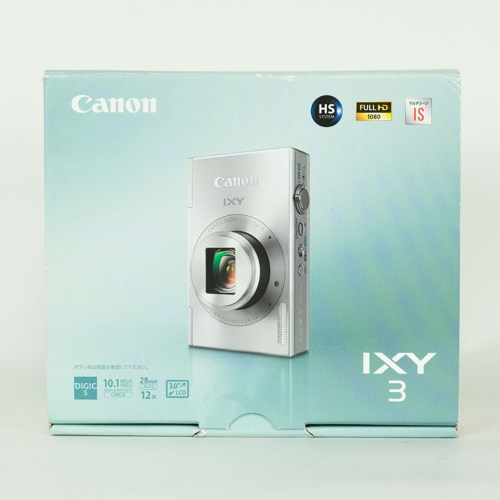 Canon IXY 3 ブルー