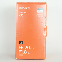 SONY FE 20mm F1.8 G SEL20F18G