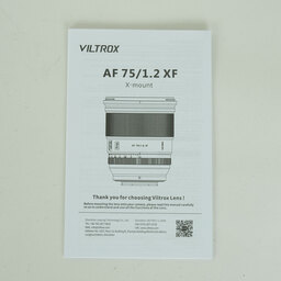 VILTROX AF 75mm F1.2 (フジフイルムX用) VILTROX AF 75mm F1.2 (フジフイルムX用)