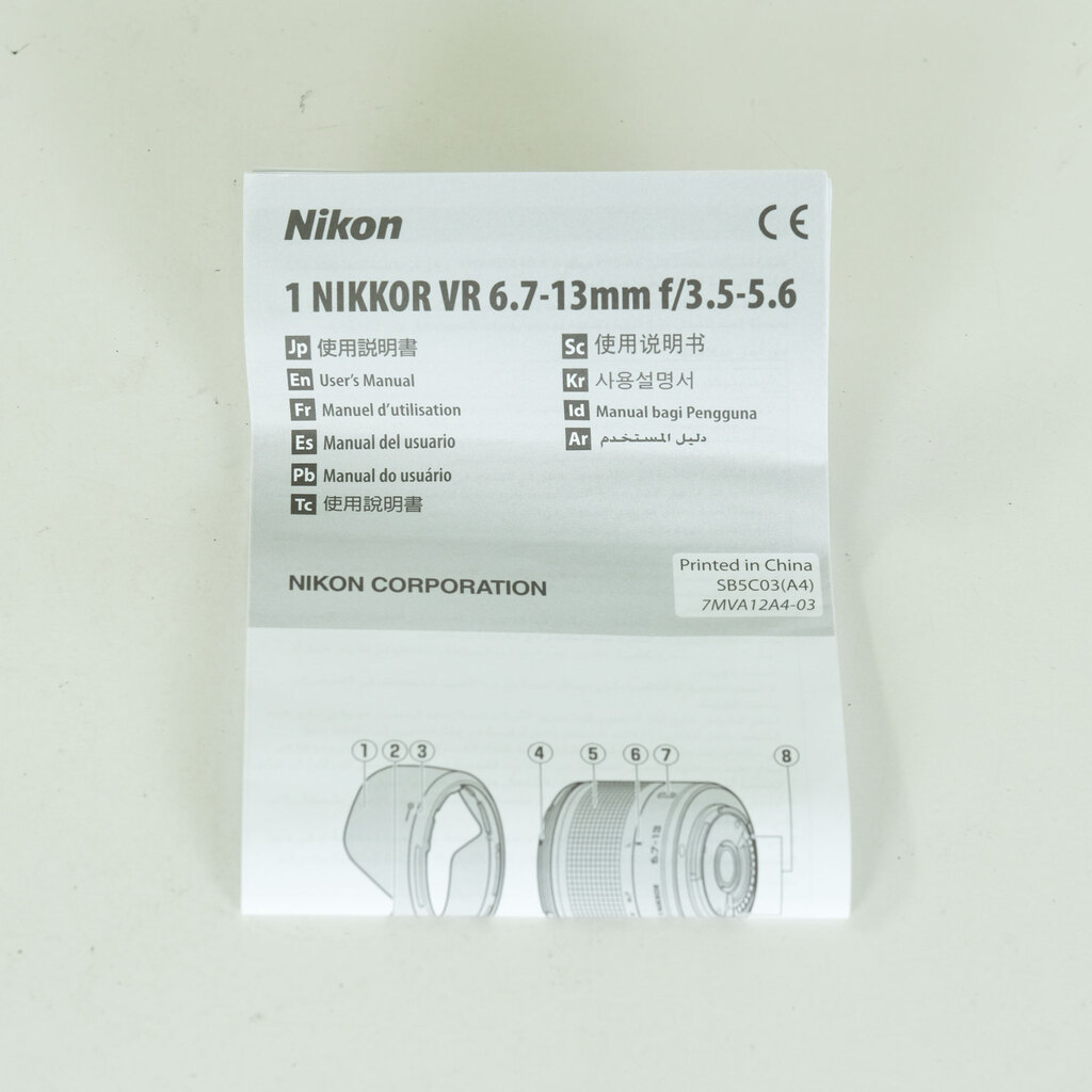 Nikon 1 NIKKOR VR 6.7-13mm f/3.5-5.6 シルバー