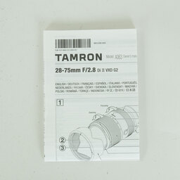 TAMRON 28-75mm F/2.8 Di III VXD G2 (Model A063) [ニコンZ用]