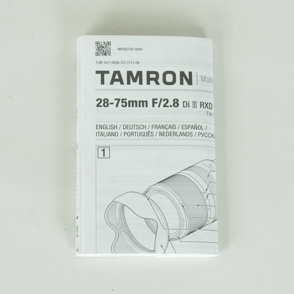 TAMRON 28-75mm F/2.8 Di III RXD (Model A036) [ソニーE用]