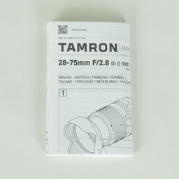 TAMRON 28-75mm F/2.8 Di III RXD (Model A036) [ソニーE用]