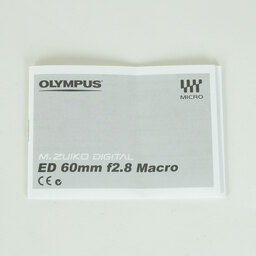 OLYMPUS M.ZUIKO DIGITAL ED60mm F2.8 Macro